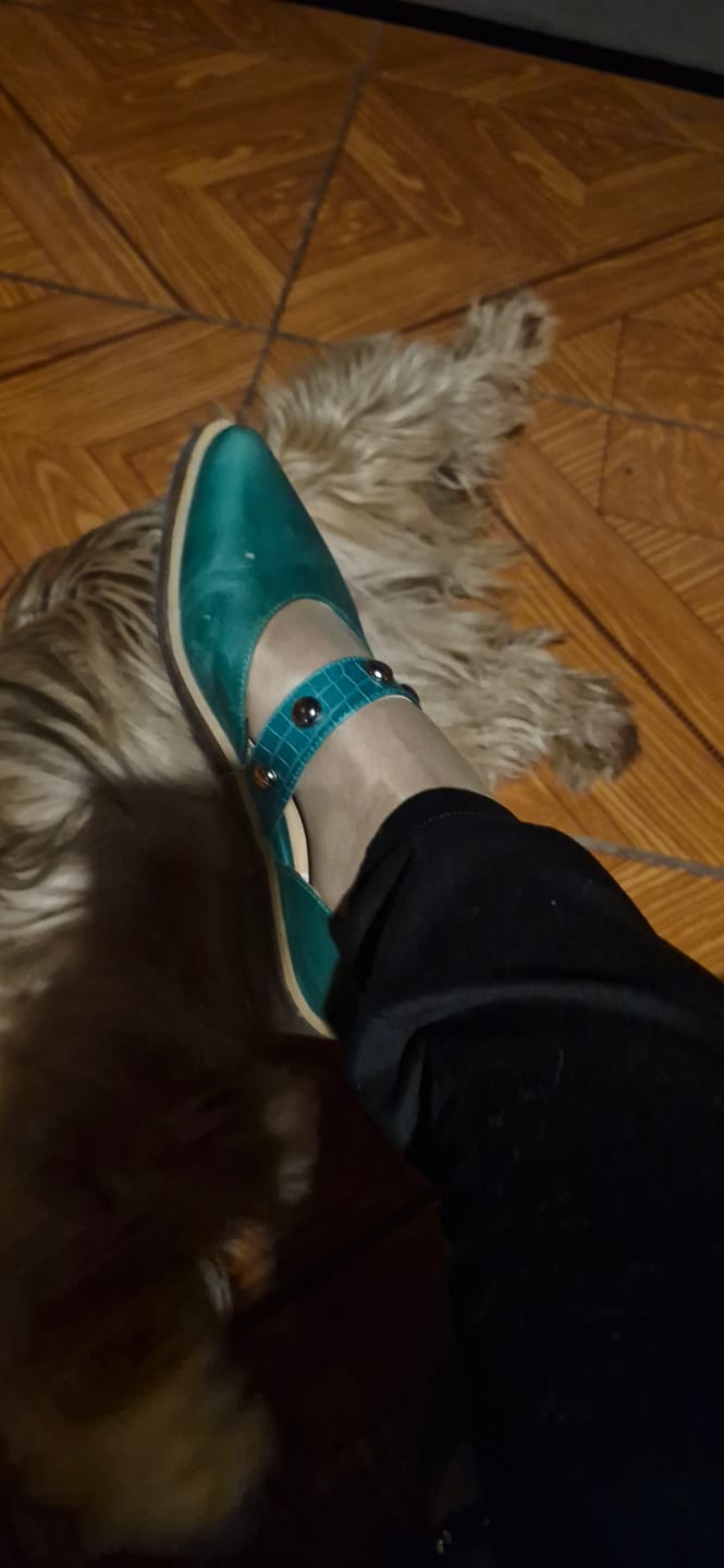 Customer photo review of Zapato Mujer / Nandu Verde