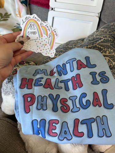 Customer photo review of Better Days Are Coming - Sticker