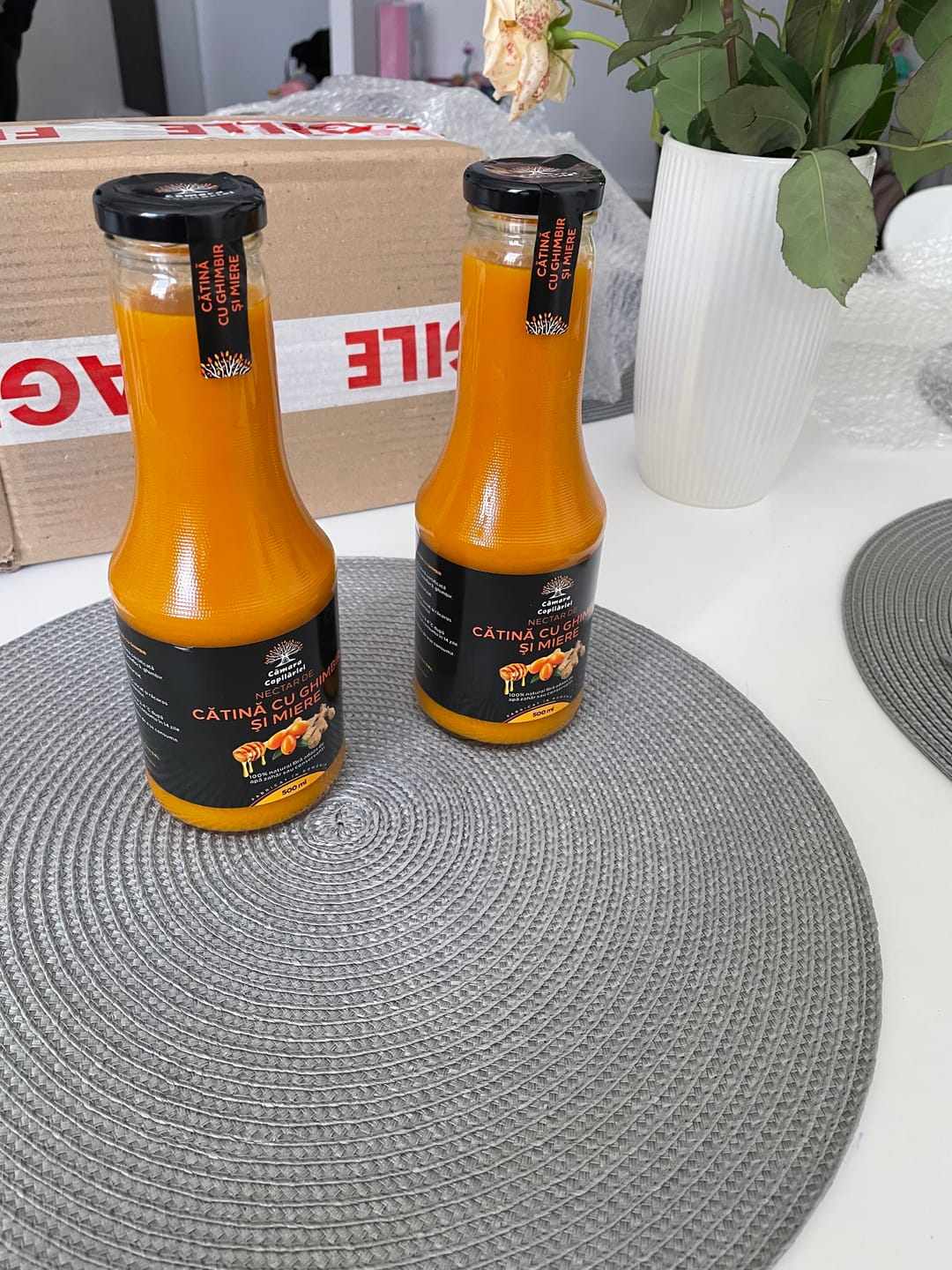 Customer photo review of Nectar de Cătină cu Miere și Ghimbir - 500ml