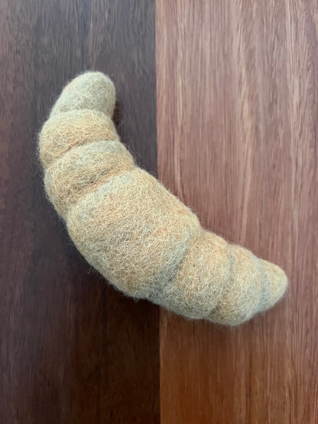 Customer photo review of Felt Plain Croissant