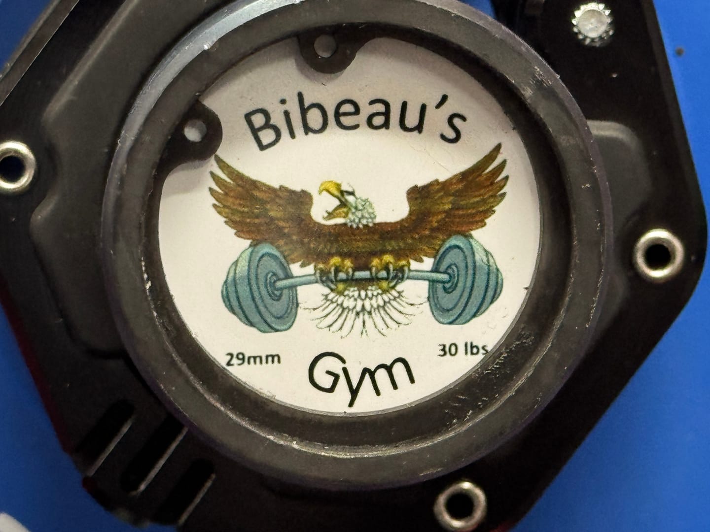 Customer photo review of Custom & or replacement barbell end caps
