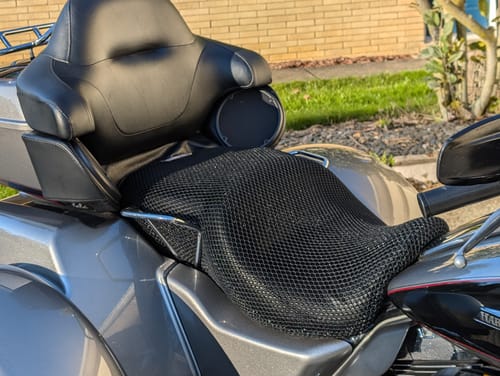 Customer photo review of Wind Rider Seat Cover