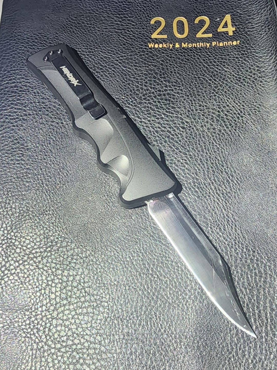 Customer photo review of Black D2 Clip Point Mamba Hendrix OTF