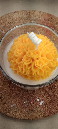 Customer photo review of Frascos de Vidrio sin Tapa para Velas, Manualidades y Almacenamiento