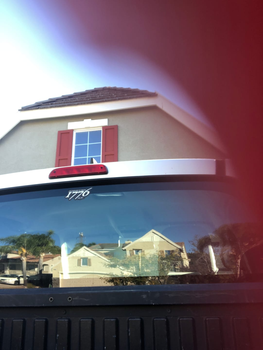 Customer photo review of The Answer to 1984 Decal