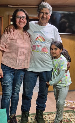 Customer photo review of Polera Personalizada Blanca Dibujo