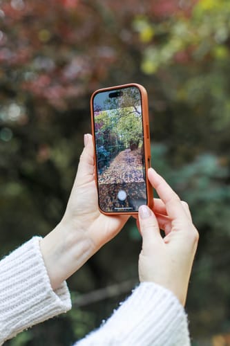 Customer photo review of Timeless Luxe Phone Case - Cognac Brown - iPhone 16 Pro