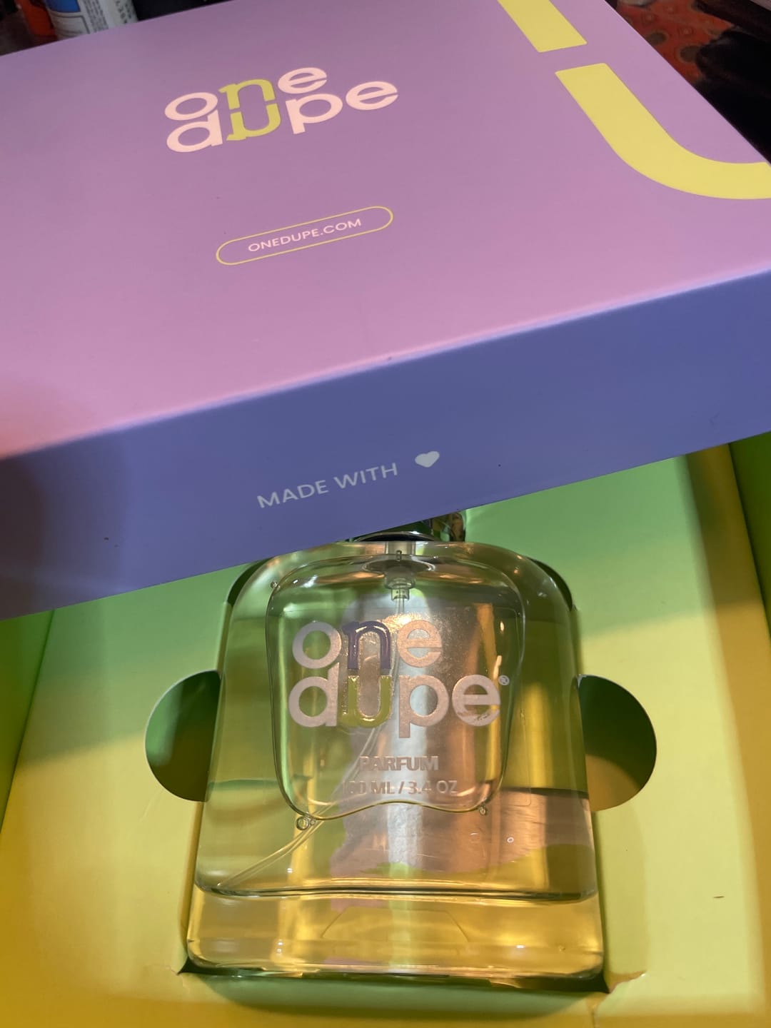 Customer photo review of Perfume inspirado en Baccarat Rouge 540