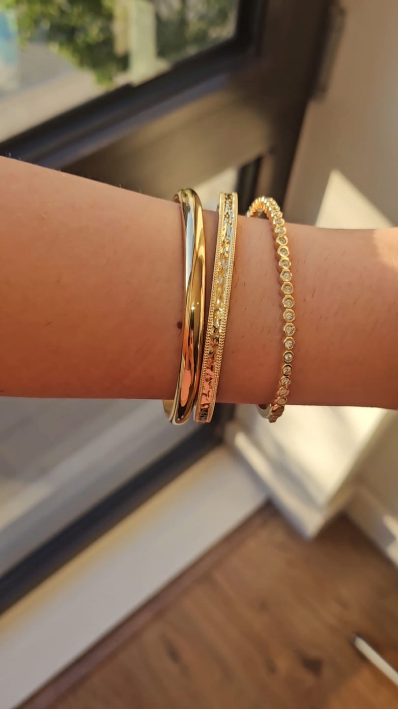 Customer photo review of Bezel Bangle