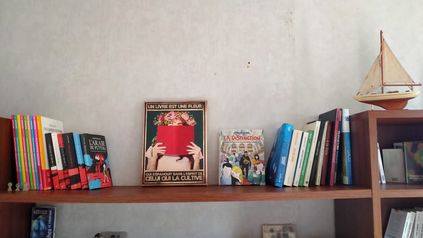 Customer photo review of Un livre est une fleur qui s'épanouit dans l'esprit de celui qui la cultive
