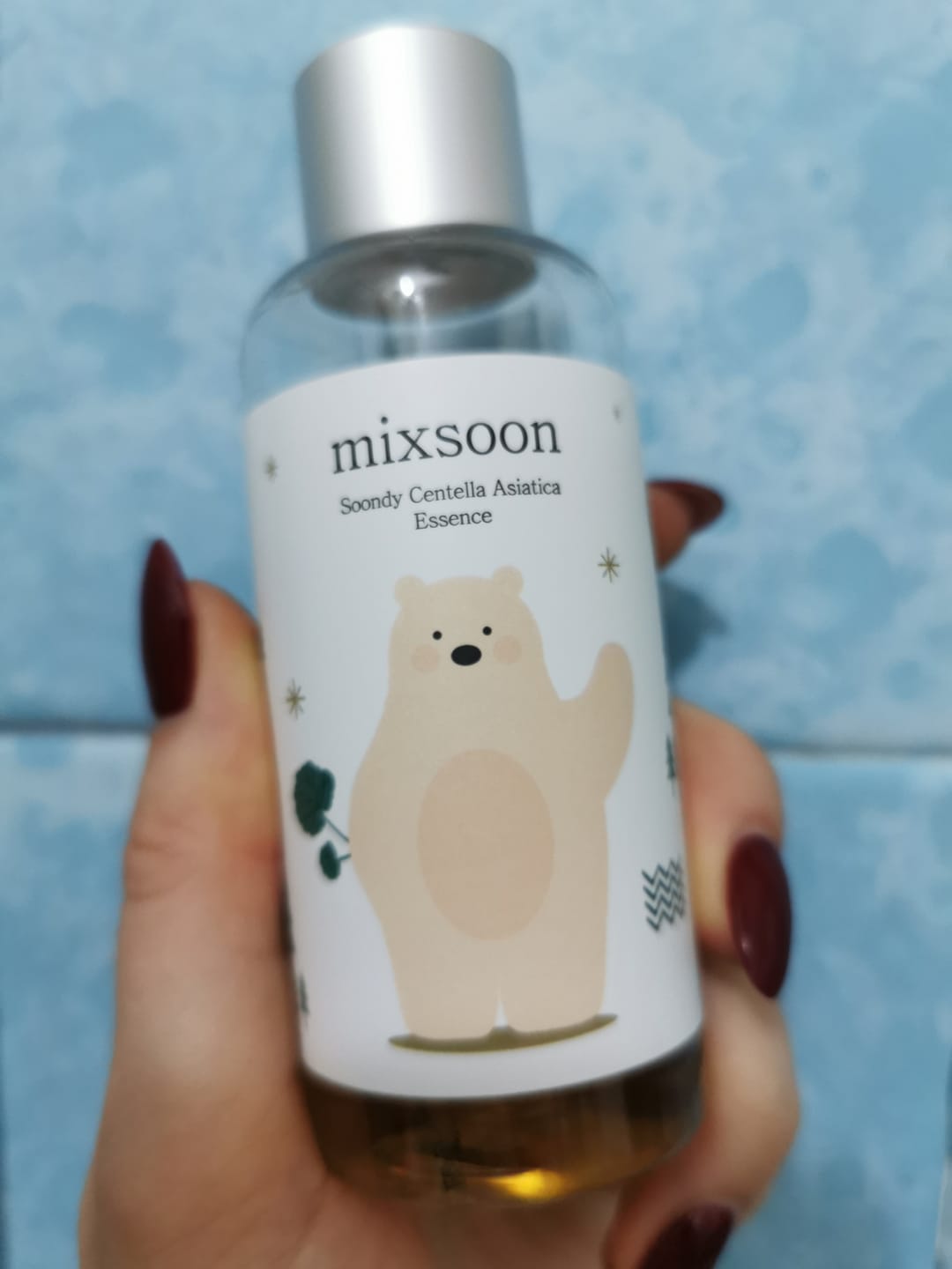 Customer photo review of Nomierinošā un mitrinošā esence ar Āzijas centellu Mixsoon Soondy Centella Asiatica Essence