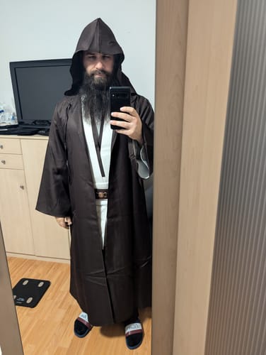 Customer photo review of Krieg der Sterne Kenobi Jedi TUNIC Cosplay Kostüm