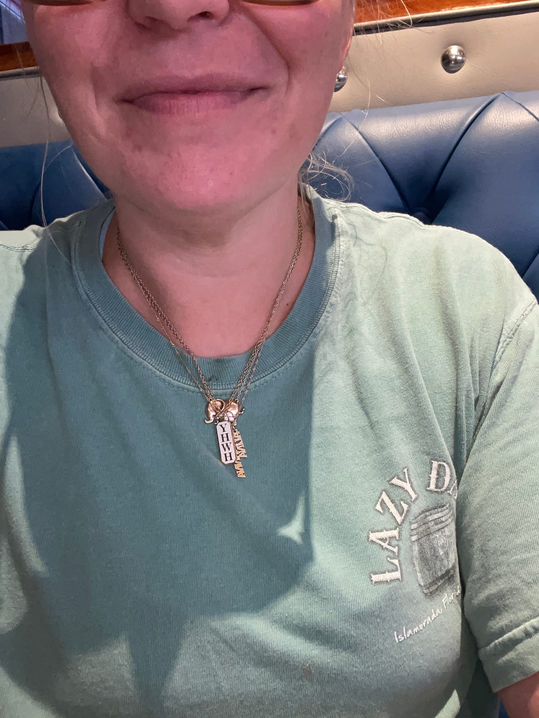 Customer photo review of Necklace: YHWH