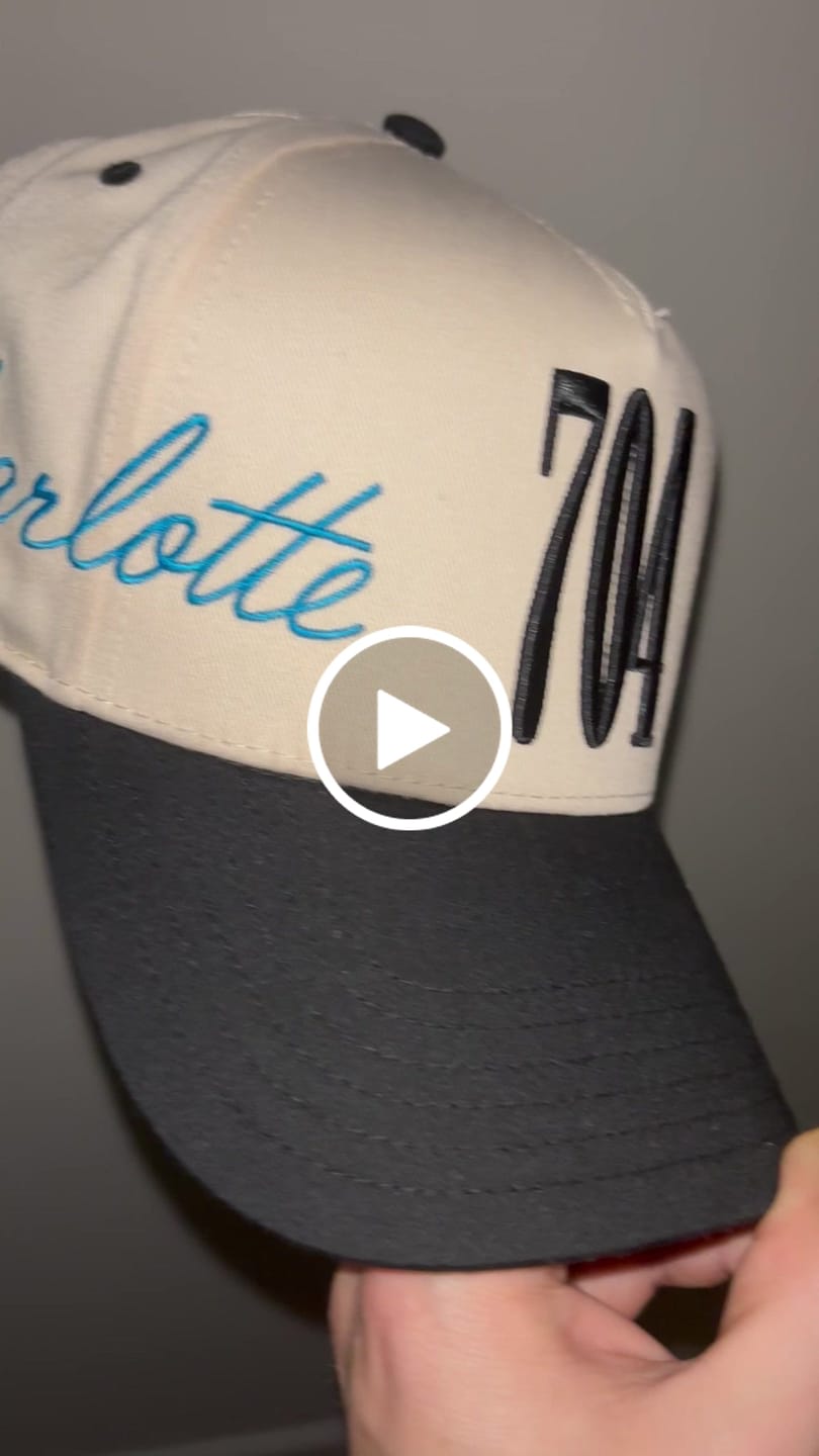 Customer video review of Glory Days Apparel - 704 Wrap Around Charlotte Natural/Black Hat