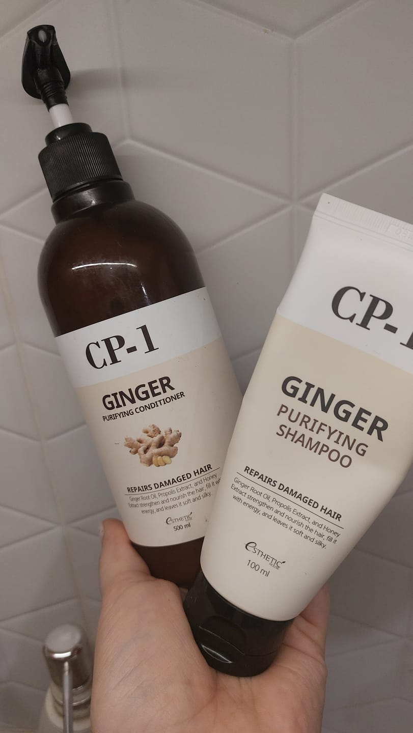 Customer photo review of Atjaunojošs šampūns matiem ar ingvera sakni CP-1 Ginger Purifying Shampoo