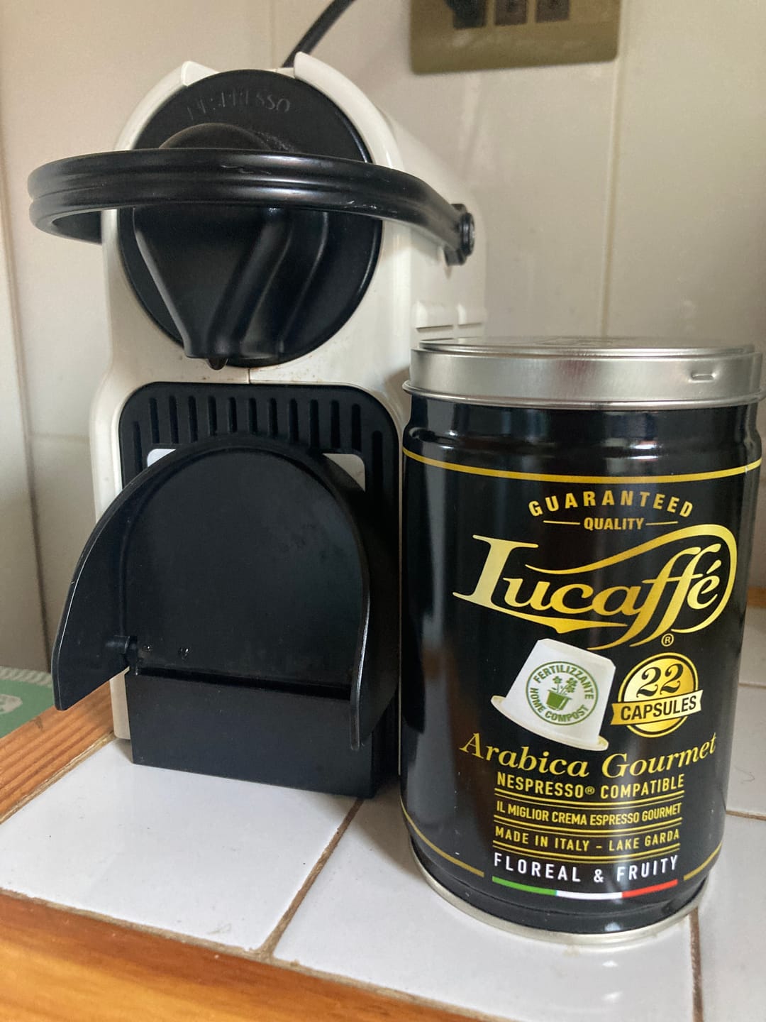 Customer photo review of Lata Lucaffe Mr. Exclusive 22 Cápsulas Compatibles con Nespresso