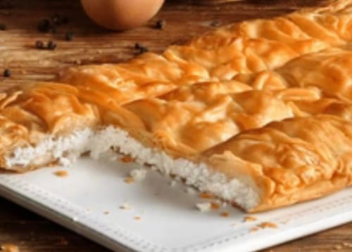 Customer photo review of Choriatiki Tiropita with Feta PDO Epiros - 800g