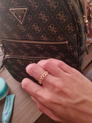 Customer photo review of ANILLO BELLE BAÑO DE ORO