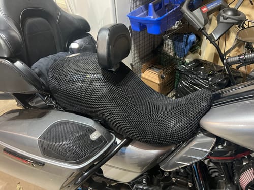 Customer photo review of Wind Rider Seat Cover