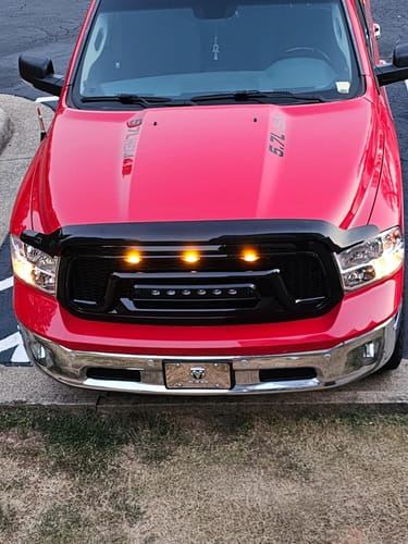 Customer photo review of Armor Grille w/Off-Road Lights For 2013-2018 Dodge Ram 1500