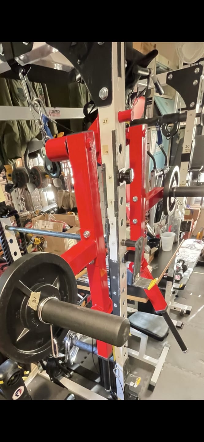 Customer photo review of Rack Mounted Lateral Raise