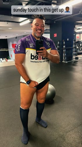 Customer photo review of 2024 Melbourne Storm Away Jersey