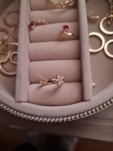 Customer photo review of ARGOLLAS LIRIO BAÑO DE ORO
