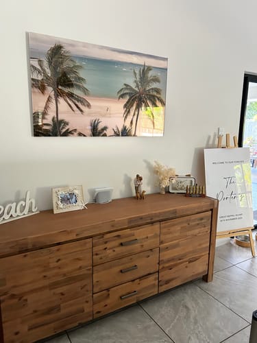 Customer photo review of Acrylic Mounting Panel - 70 x 120 cm