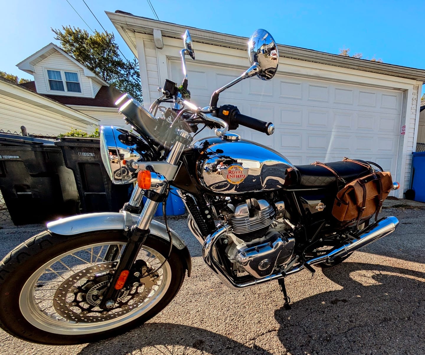 Customer photo review of outlaw saddlebag