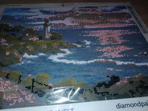 Kundenbewertung mit Foto zu 2 Überraschungsfotos - Diamond Painting