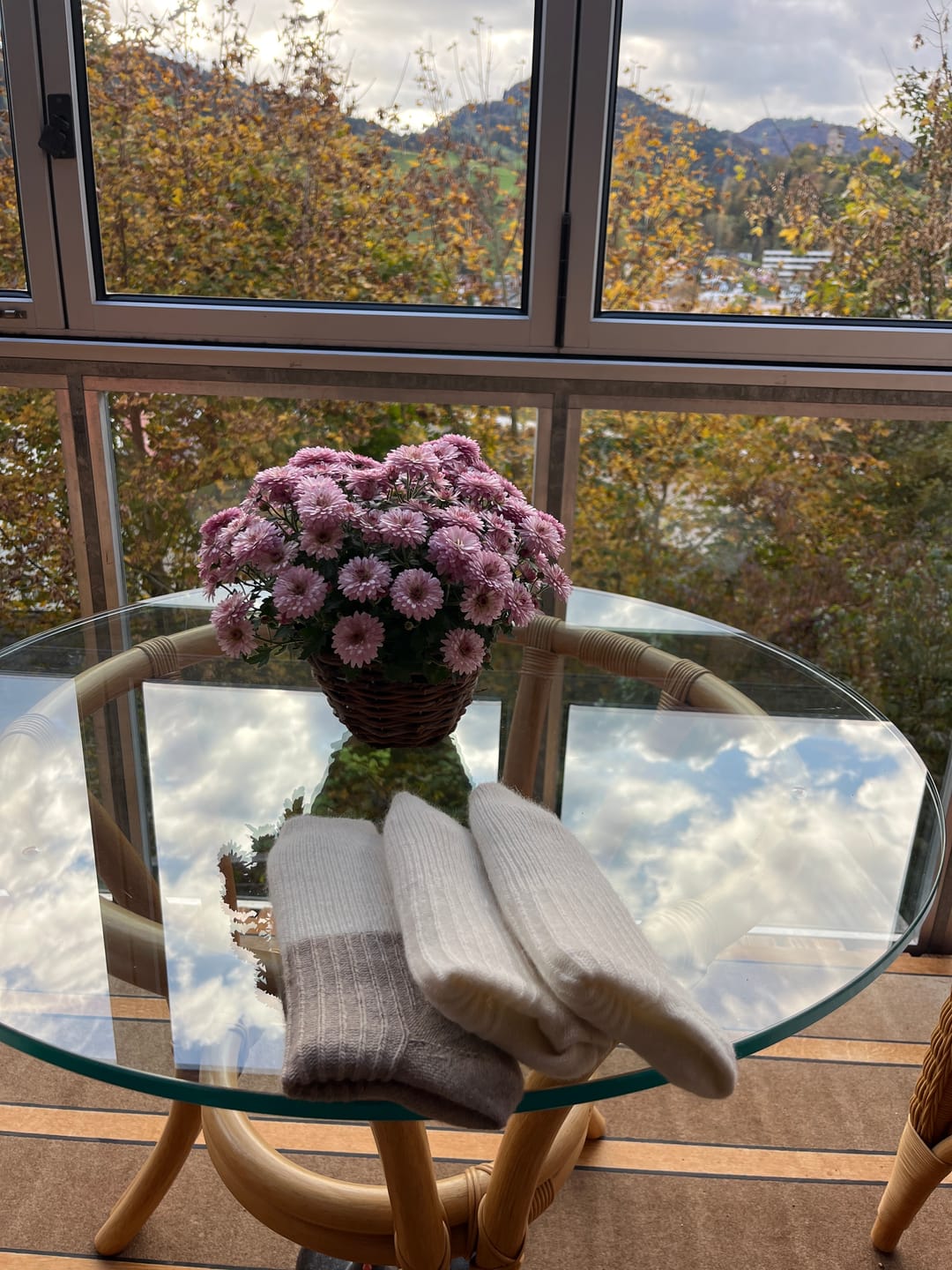 Customer photo review of Alpaka Umschlagsocken