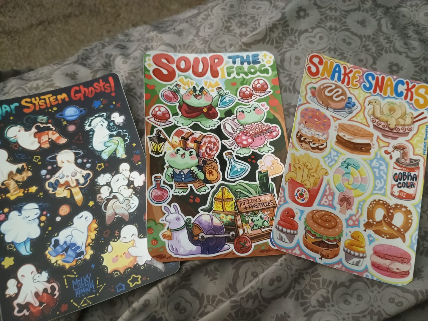 Customer photo review of Mystery Sticker Sheet Packs!