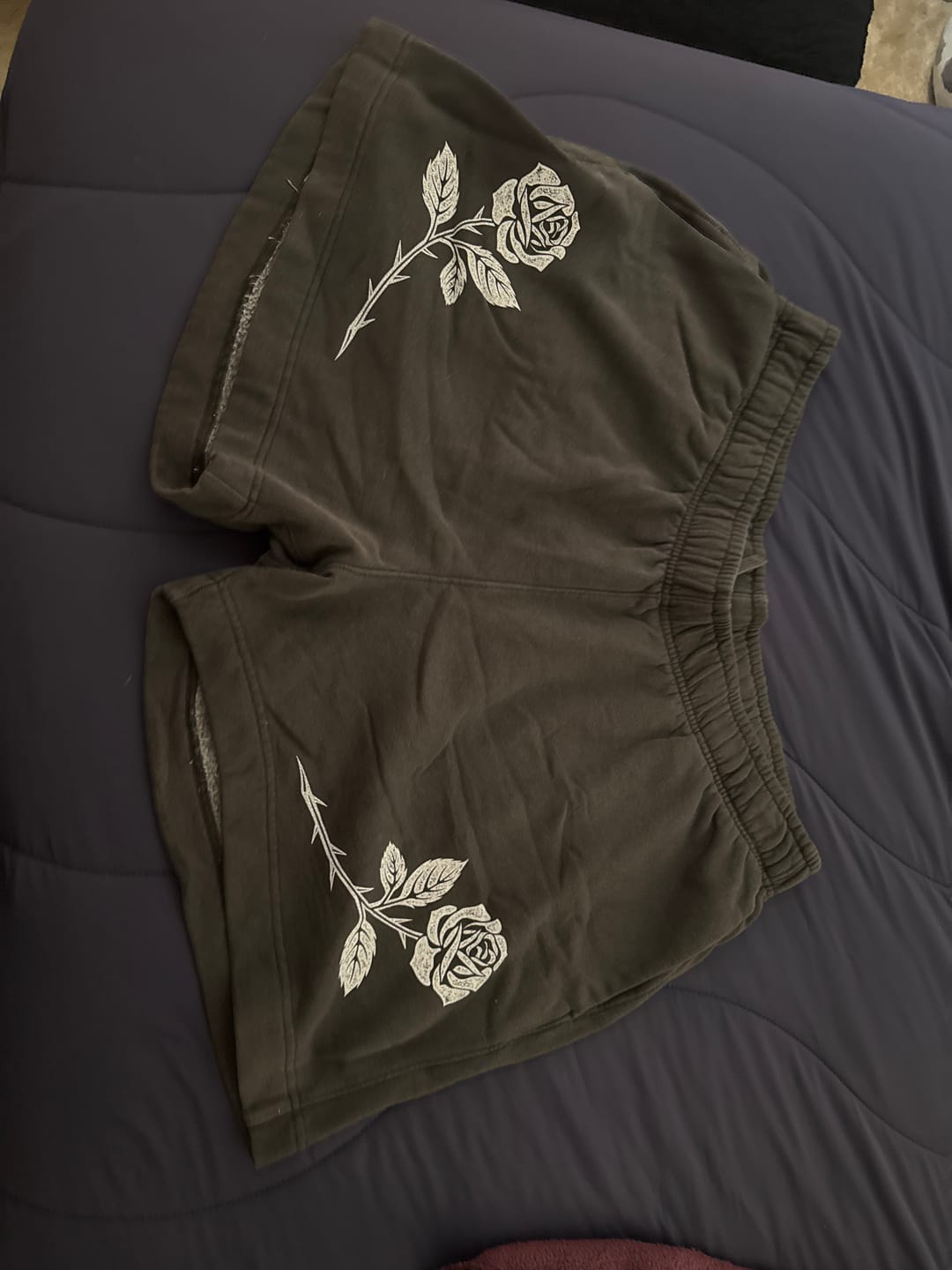 Customer photo review of Rose Relaxed Faded Track Shorts