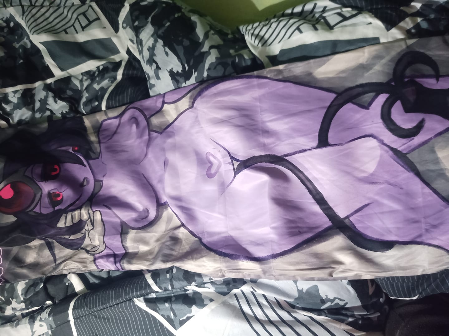 Customer photo review of Custom Body Pillow Cover