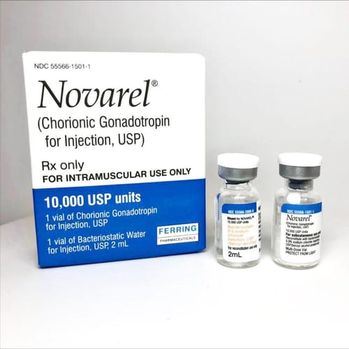 Reseña con foto de un cliente sobre NOVAREL Hormona Cronica Gonadotropina 10,000 UI