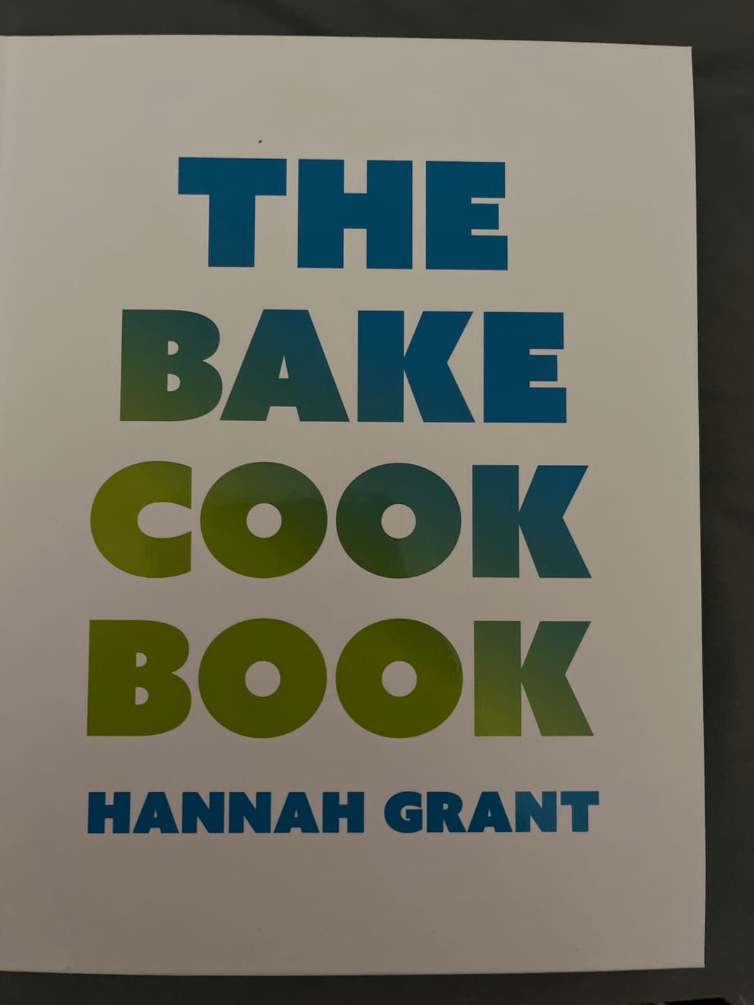 Customer photo review of The Bake Cookbook Forudbestilling