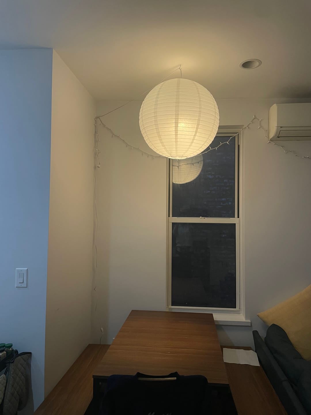 Customer photo review of Single Socket White Pendant Light Lamp Cord for Lanterns & Light Bulbs, E26, 15FT, UL Listed, Switch - Electrical Swag Light Kit