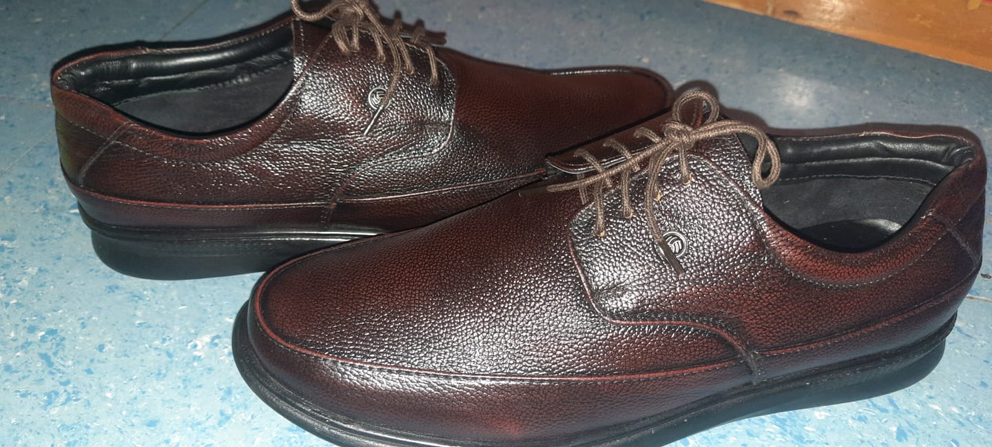 Customer photo review of Bacca Bucci Leather Office Lace-ups Formal Shoes | UK- 06 to 14