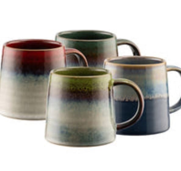 Customer photo review of Belleek Living Aura Mug Set of 4