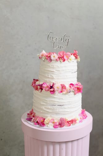 Customer photo review of PINK PERFECTION FLOWERFETTI® - Freeze Dried Edible Flower Confetti