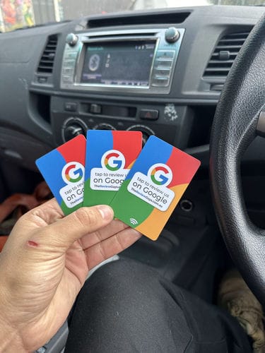 Customer photo review of Google Review NFC Card + QR Code