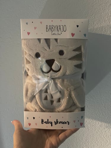 Customer photo review of Personalisierte Babydecken 75x100 cm - Babydecke mit Namen