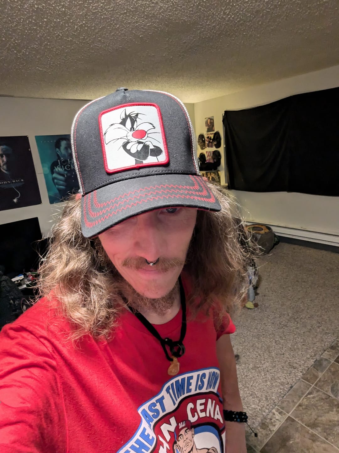 Customer photo review of OVERLORD X Looney Tunes: Yosemite Sam Trucker Cap