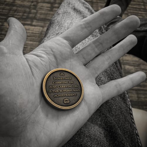 Customer photo review of Sobriety Stone