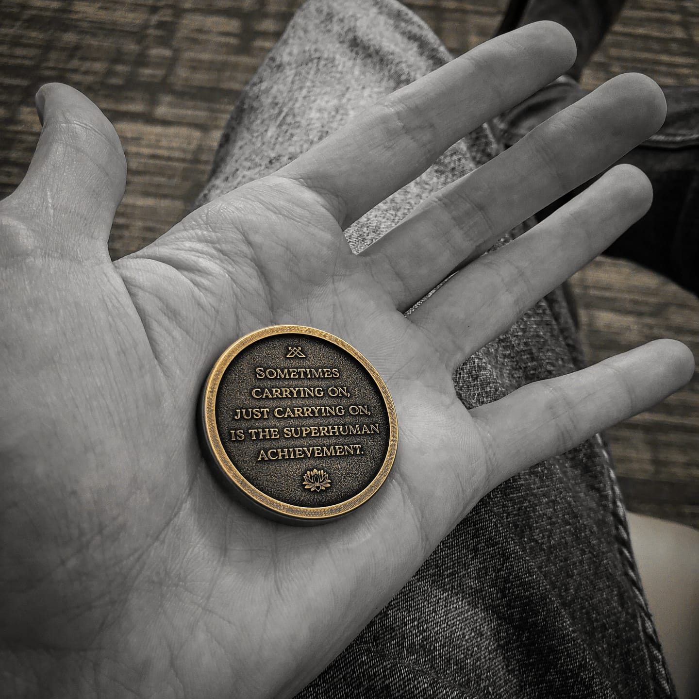 Customer photo review of Sobriety Stone