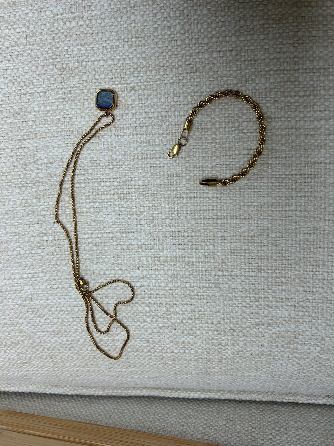 Customer photo review of Rope Bracelet (Gold) 5MM