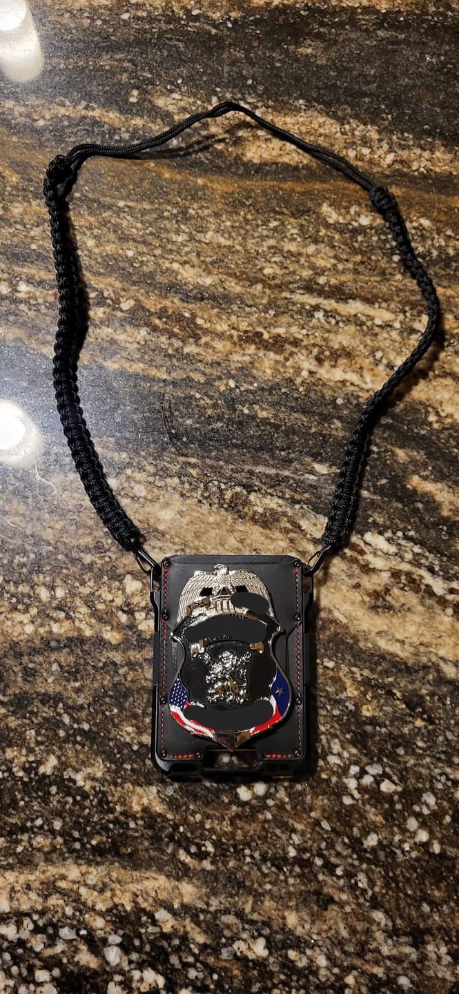 Customer photo review of NECK LANYARD & BADGE HOLDER