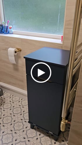 Customer video review of Ryker 1700mm Bath Front Panel - Midnight Blue