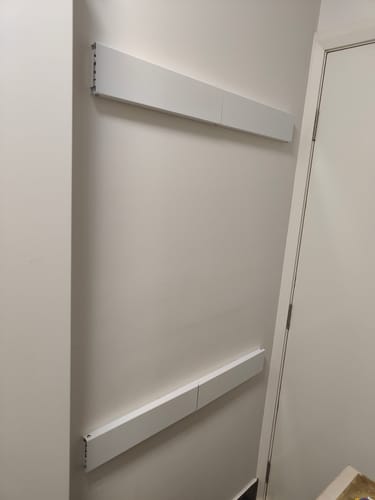 Customer photo review of Wall Mounted Drying Rack - Foldable Indoor and Outdoor Drying Rack
