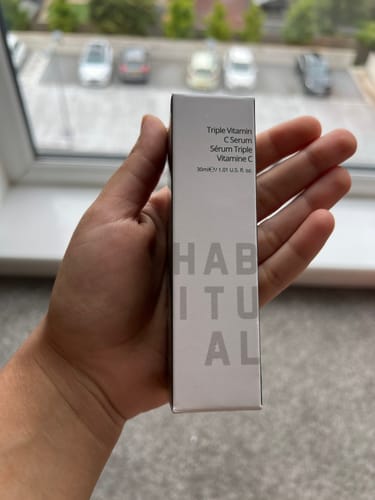 Customer photo review of Triple Vitamin C Serum 30ml